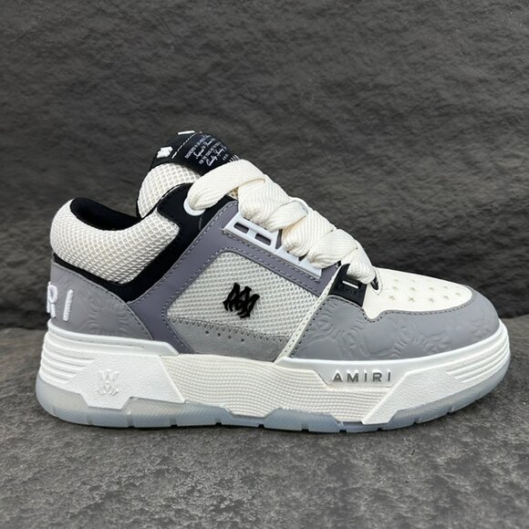 Amiri Patchwork Leather Sneakers - Picture 7 of 16